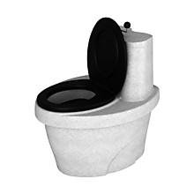 Торфяной Туалет Rostok белый гранит