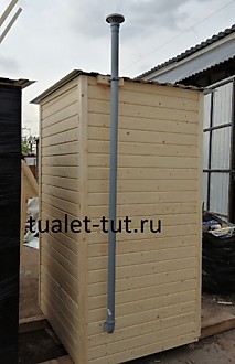 Труба вытяжки с колпаком