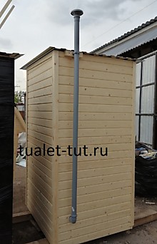 Труба вытяжки с колпаком